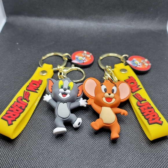 Storage & Organization | Tom Jerry 3d Figure Keychains With Carrying ...